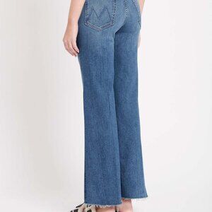 Mother 'The Tomcat Roller Fray' Wide-Leg Jean in Groovy Kind of Love | size 27